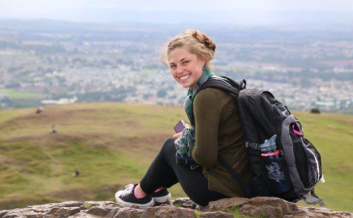 Savanah Craig studies abroad in Scotland